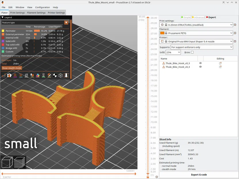Pát Gắn Xe Đạp Lên Xe Kéo Thule Chariot - Image 5