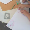 Thẻ Stencil Khủng Long Dino Stencil Cards - Thumbnail 3