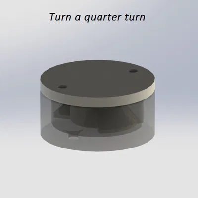 Giá treo tường (xoay một phần tư)