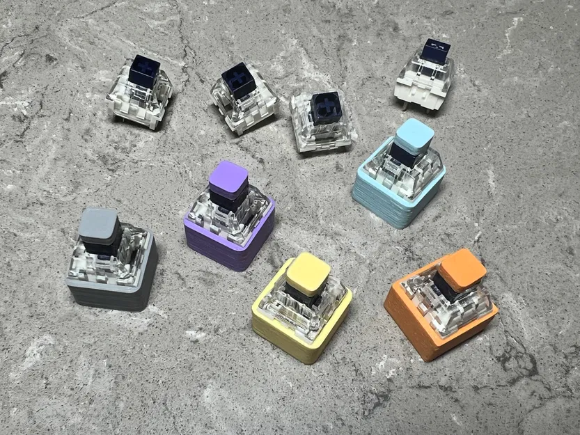 Mini Key Fidget - Tương Thích Cherry MX - Có Thêm Móc Khóa - Image 3