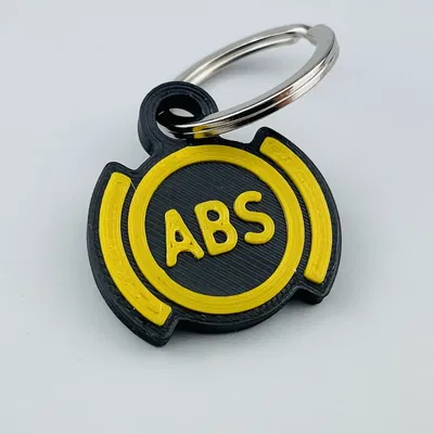 Móc Khóa Đèn Cảnh Báo ABS