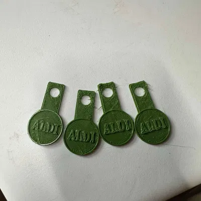 Chốt Cắm Đồng Xu Xe Đẩy Hàng ALDI