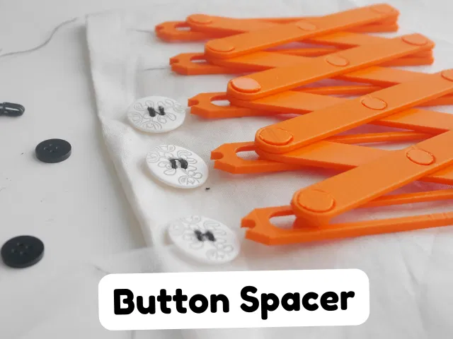 Button Spacer: Dụng cụ canh nút may vá in liền! - Image 1