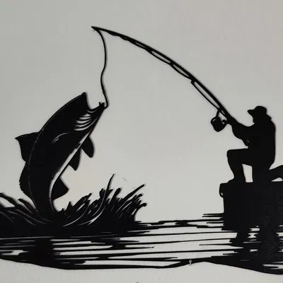 Trang trí tường câu cá 4