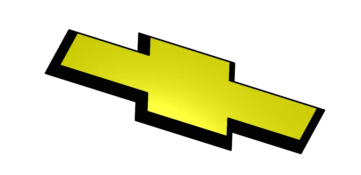 Huy hiệu Chevy 2 mảnh - Image 1