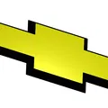 Huy hiệu Chevy 2 mảnh - Thumbnail 1