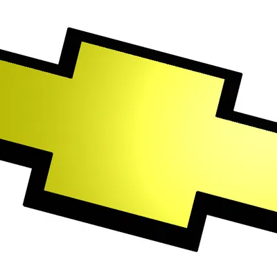 Huy hiệu Chevy 2 mảnh