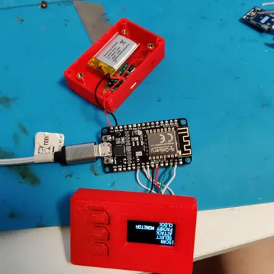 Vỏ cho Esp 8266 deauther (có màn hình oled)