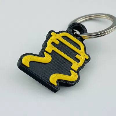 Móc Khóa Đèn ABS Traction Control