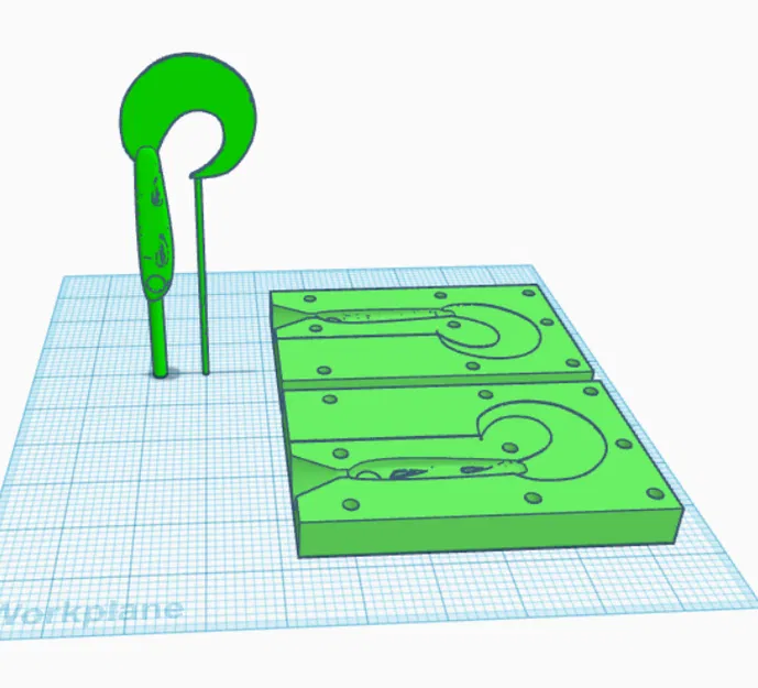 Khuôn ép đúc mồi câu cá - Image 1