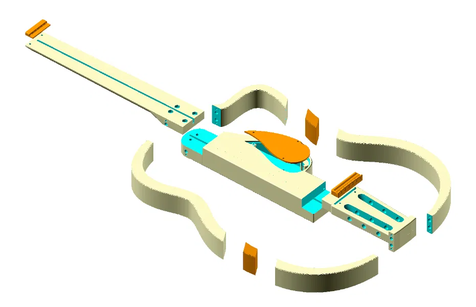 Guitar cổ điển thân đặc - Image 10