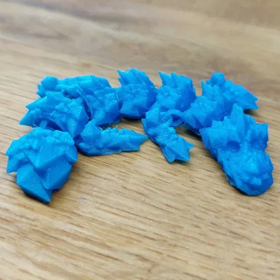 Rồng Pha Lê Em Bé Khớp Nối "Print-in-Place"