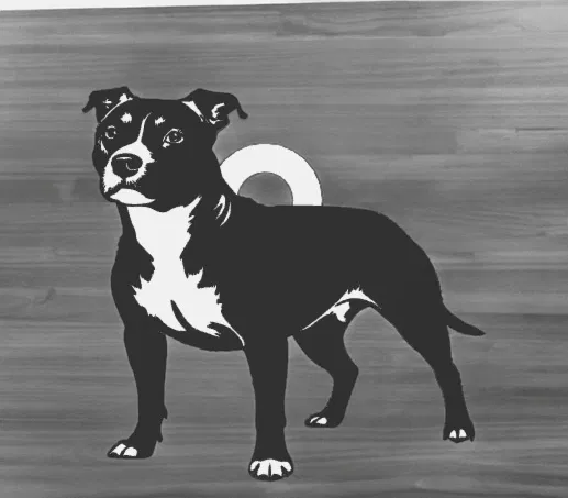 Móc Khóa Chó 2D Đơn Giản - Image 4