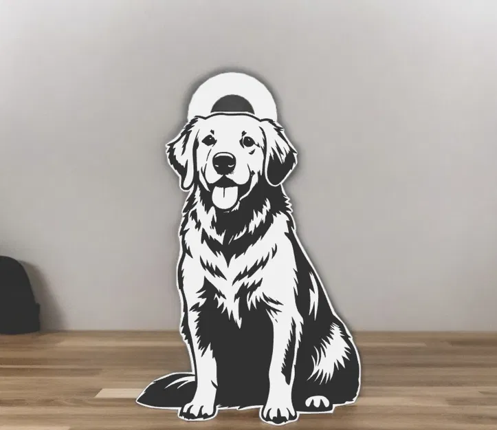 Móc Khóa Chó 2D Đơn Giản - Image 10