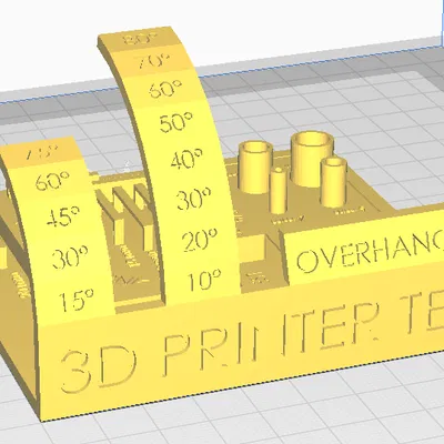 Mô Hình In 3D Test Tất Cả Trong Một Nổi Tiếng
