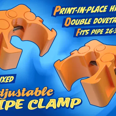 Kẹp Ống Siêu Mạnh Có Bản Lề In-Place: Chắc Chắn, Điều Chỉnh Được, Thông Minh!