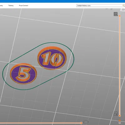 Mô Hình Tiền Xu CZ 5Kč và 10Kč