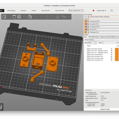 Vỏ ESP32-CAM Đơn Giản Có Đế Gắn