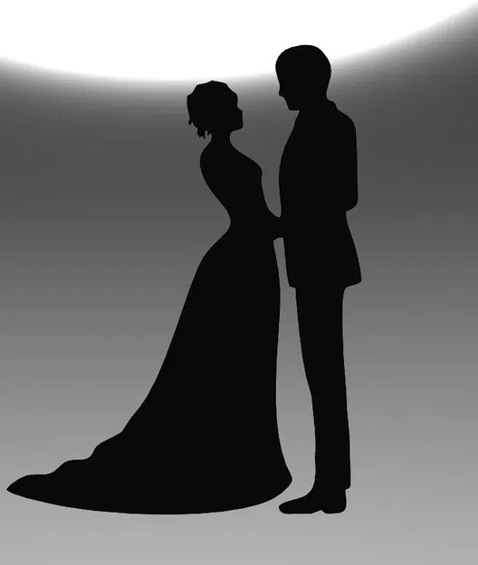 TRANG TRÍ ĐÁM CƯỚI, DECOR 2D, TRANH LINE ART, TOPPER, TRANG TRÍ TƯỜNG - Image 2