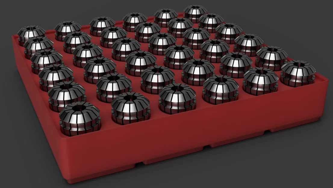 Kệ giữ Collet ER20 - Gridfinity - Image 1