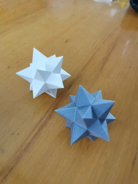 Mô hình 3D Hình Dodecahedron Hình Sao Nhỏ - Image 2