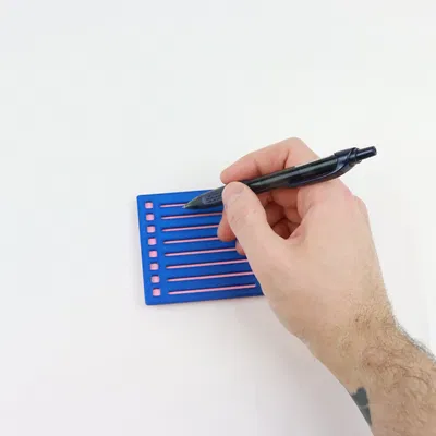 Khuôn Vẽ Post-It | Hình Vuông và Tròn