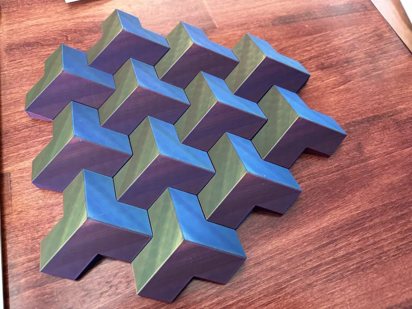 Gạch Dán Tường Tam Giác Lục Giác (Trihexagon Wall Tile) - Image 1