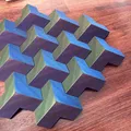 Gạch Dán Tường Tam Giác Lục Giác (Trihexagon Wall Tile) - Thumbnail 1