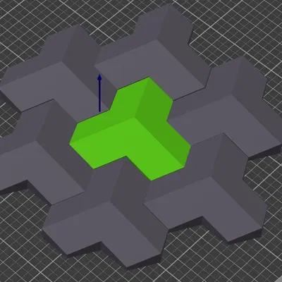 Gạch Dán Tường Tam Giác Lục Giác (Trihexagon Wall Tile)