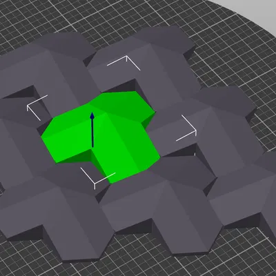 Gạch Dán Tường Tam Giác Lục Giác (Trihexagon Wall Tile)