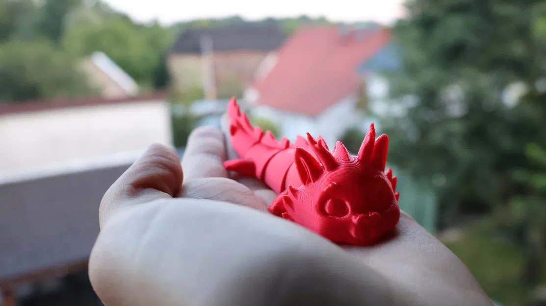 Rồng Rừng - Móc Khóa Nhân Vật Khớp Nối (Sừng Thấp) - Image 5