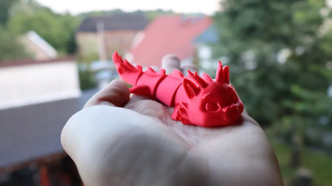 Rồng Rừng - Móc Khóa Nhân Vật Khớp Nối (Sừng Thấp) - Image 6