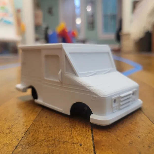 Thân xe USPS Mail Truck Tỉ lệ 1:43 cho Jiabaile - Image 2
