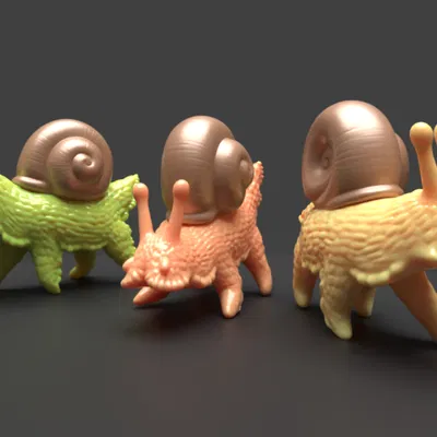 Chó Ốc - Mô hình 3D cho RPG