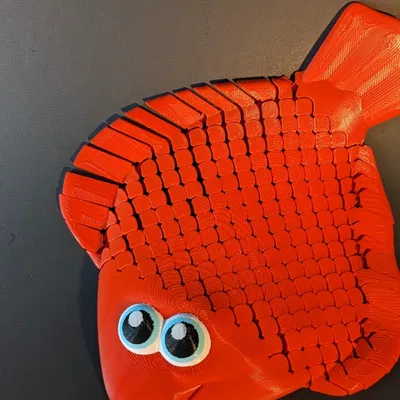 Mô hình Cá Khớp Nối 3D