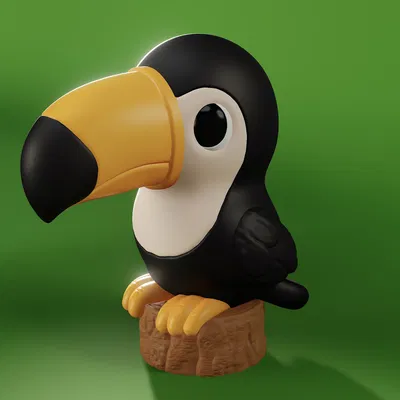 Mô Hình 3D Toucan Stephan