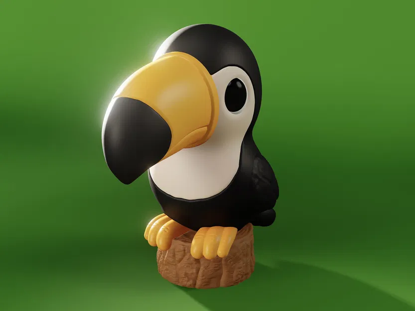Mô Hình 3D Toucan Stephan - Image 2