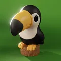 Mô Hình 3D Toucan Stephan - Thumbnail 2