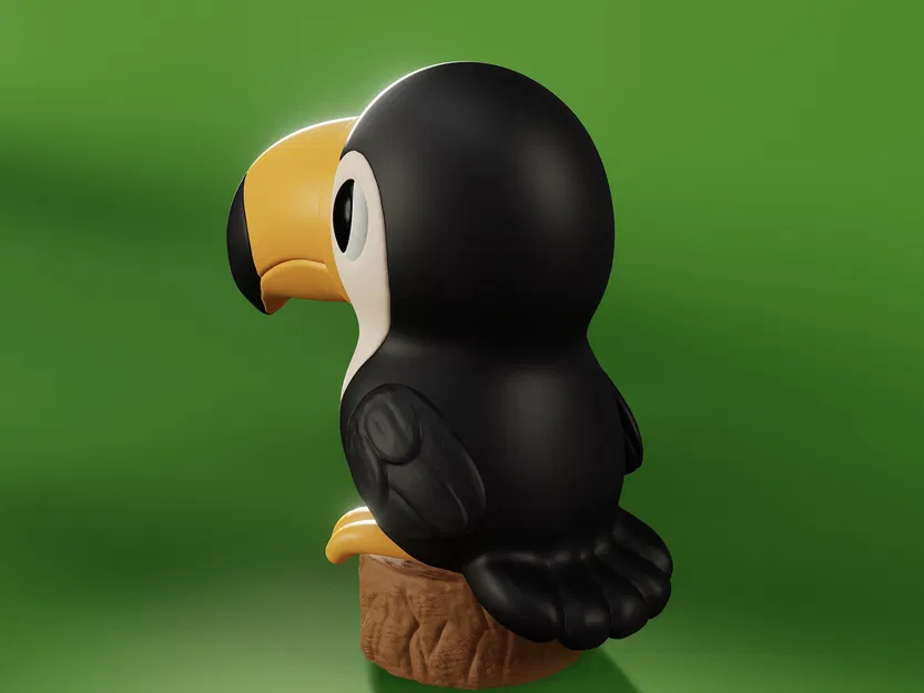 Mô Hình 3D Toucan Stephan - Image 3