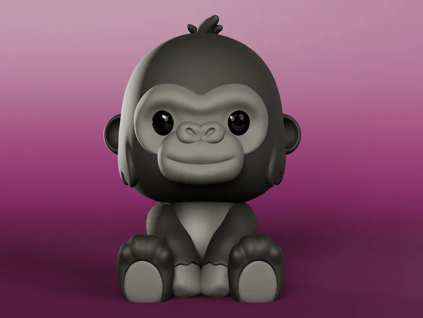 Mô hình 3D Gorilla Gogo - Image 2