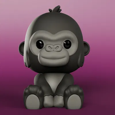 Mô hình 3D Gorilla Gogo