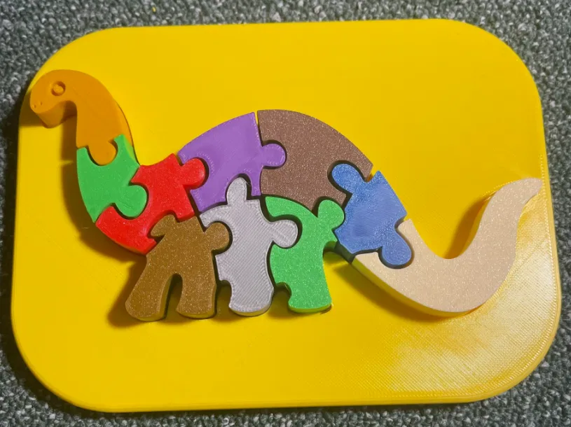 Puzzle Khủng Long Brontosaurus Cho Bé - Image 1