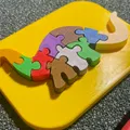 Puzzle Khủng Long Brontosaurus Cho Bé - Thumbnail 2
