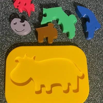 Bò - Xếp Hình Cho Bé