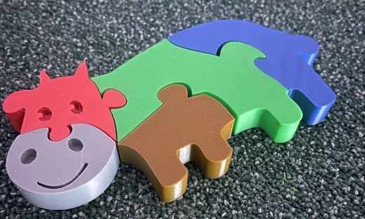 Bò - Xếp Hình Cho Bé - Image 3