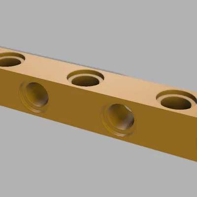 Thanh Nối Tương Thích LEGO Technic Lỗ Vuông Góc