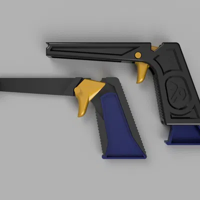 Súng Thun Tí Hon V2 (in nguyên khối)