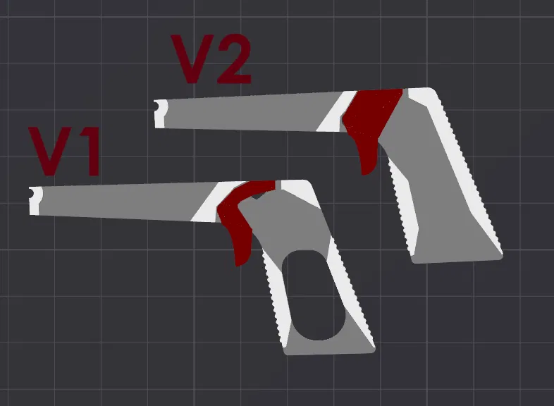 Súng Thun Tí Hon V2 (in nguyên khối) - Image 3