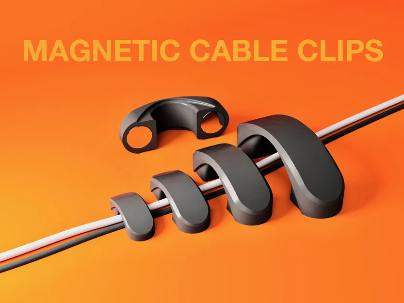Kẹp Quản Lý Dây LTT - Nam Châm Cỡ Nhỏ Đến XL - Image 1