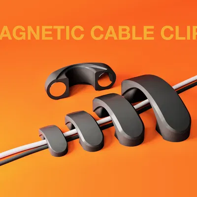 Kẹp Quản Lý Dây LTT - Nam Châm Cỡ Nhỏ Đến XL